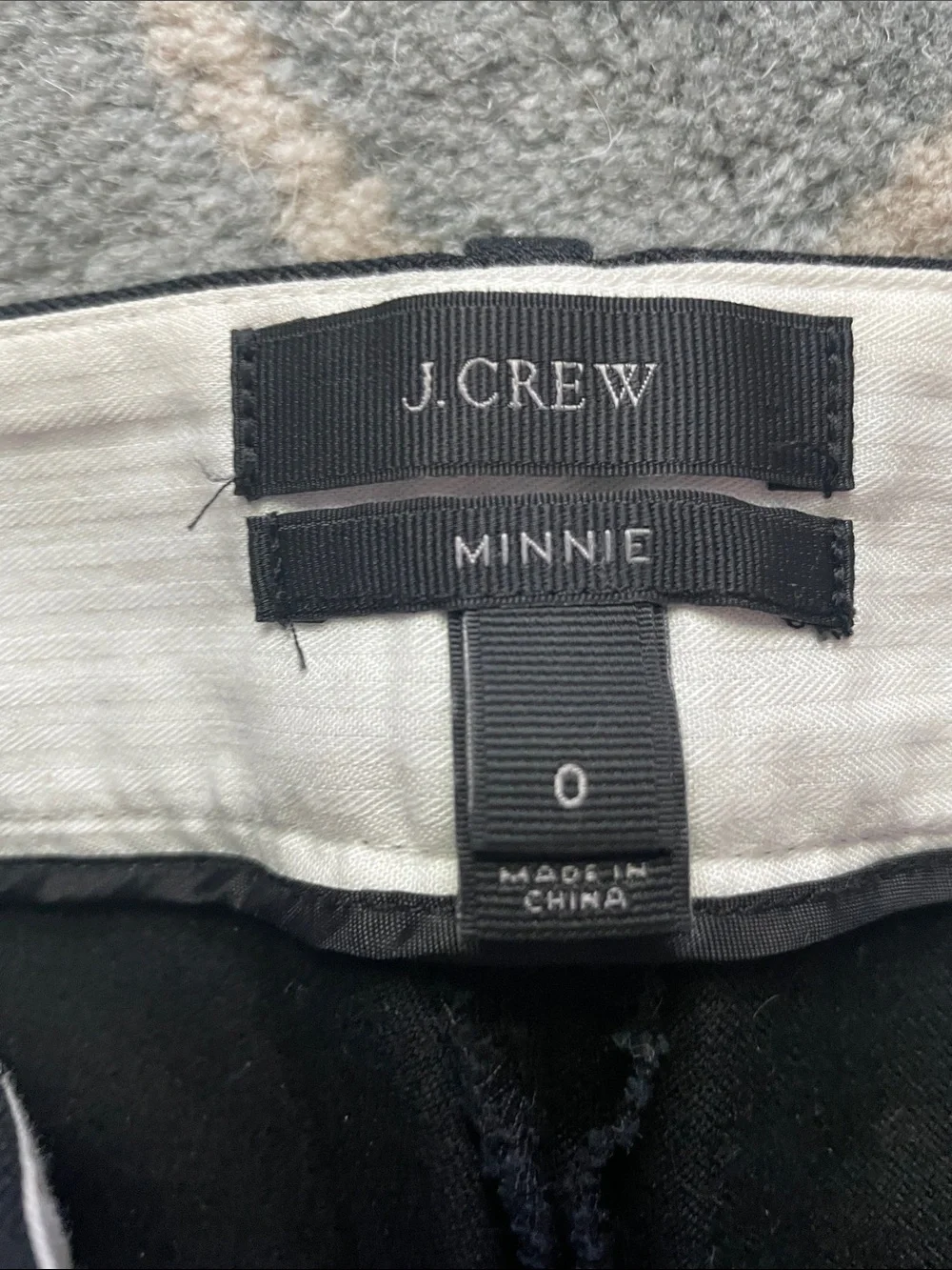 J. Crew Black Slim Dress Pants